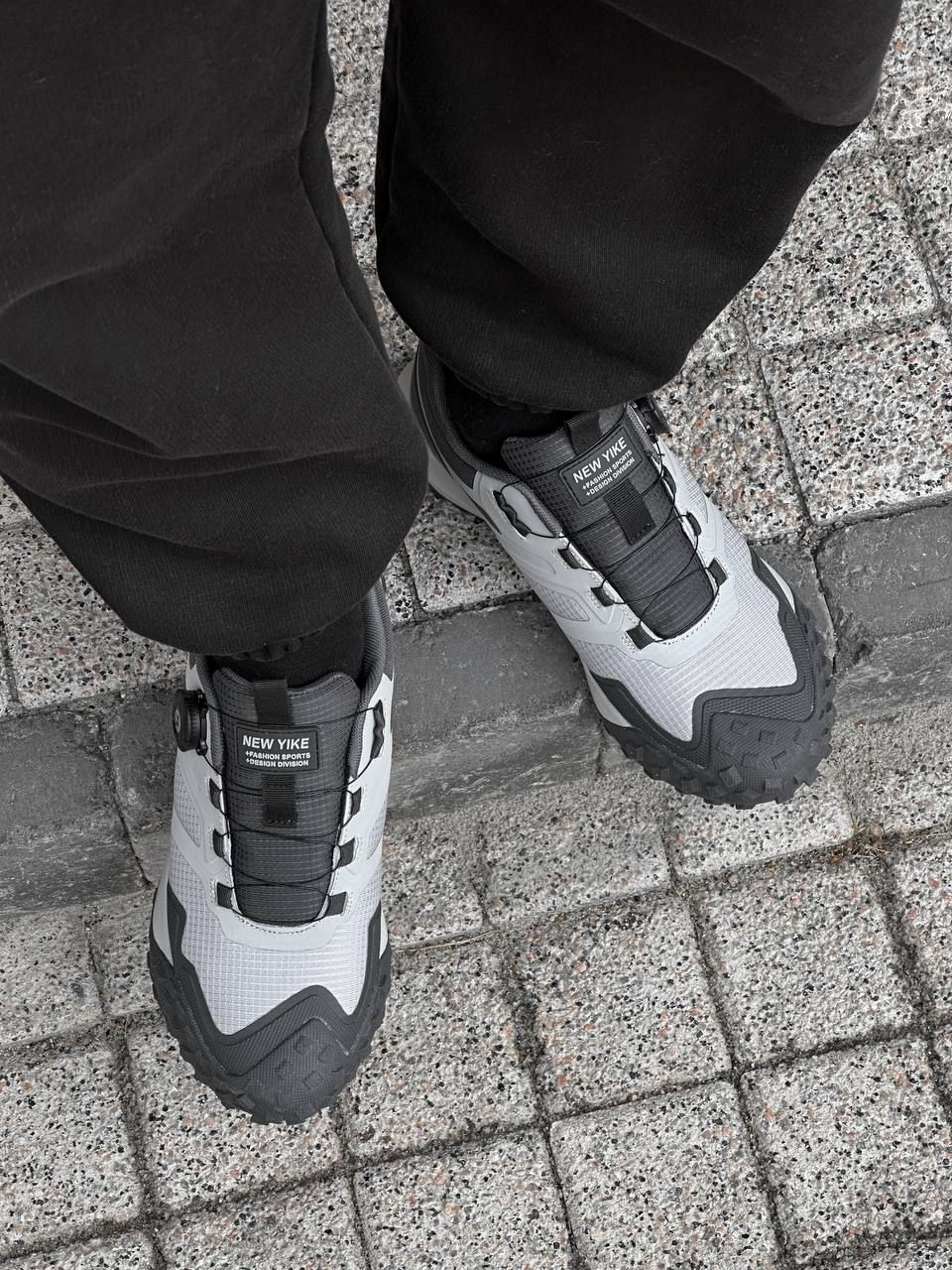 Кроссовки мужские серые термо waterproof, 41